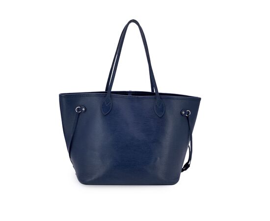 LOUIS VUITTON Borsa Shopper in Pelle Col. Blu Neverfull M