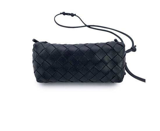 BOTTEGA VENETA Borsa a Tracolla in Pelle Col. Nero Concert S