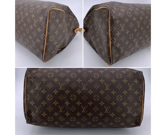 LOUIS VUITTON Borsa a Mano Vintage in Tela Col. Marrone Speedy L