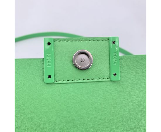 FENDI Borsa a Tracolla in Pelle Col. Verde Baguette S