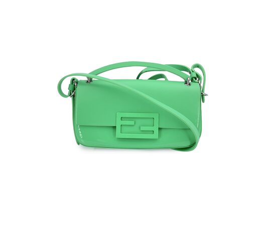 FENDI Borsa a Tracolla in Pelle Col. Verde Baguette S