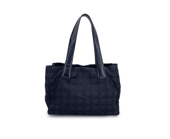 CHANEL Borsa Shopper in Tela Col. Nero New Travel Line M