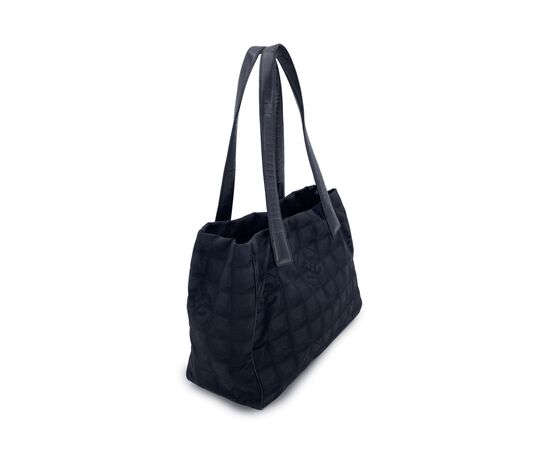 CHANEL Borsa Shopper in Tela Col. Nero New Travel Line M