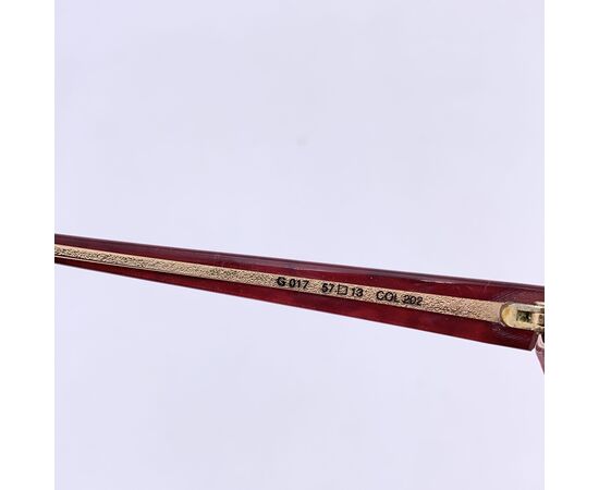 GIVENCHY Occhiali da Sole Vintage in Acetato Col. Rosso
