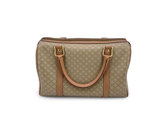 CELINE Borsa a Mano Vintage in Tela Col. Beige Macadam M