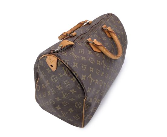 LOUIS VUITTON Borsa a Mano Vintage in Tela Col. Marrone Speedy L