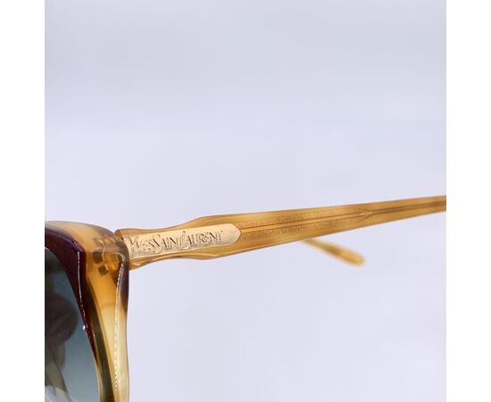 YVES SAINT LAURENT Occhiali da Sole Vintage in Acetato Col. Bianco