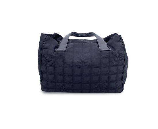 CHANEL Borsa Shopper in Tela Col. Nero New Travel Line M