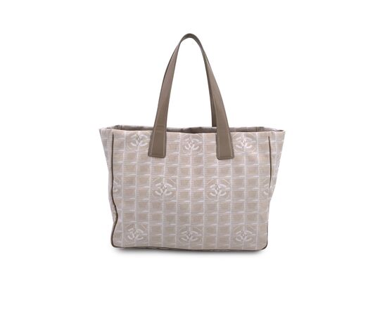 CHANEL Borsa Shopper Vintage in Tela Col. Beige Classic CC Shopping M