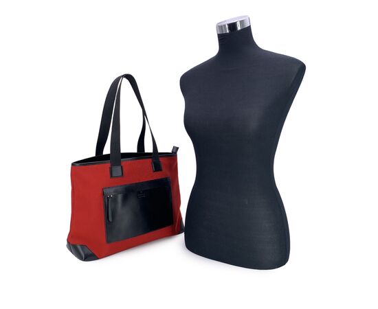 GUCCI Borsa Shopper in Tela Col. Rosso M