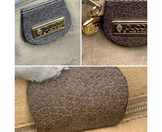 GUCCI Borsa a Mano Vintage in Tela Col. Beige Boston M