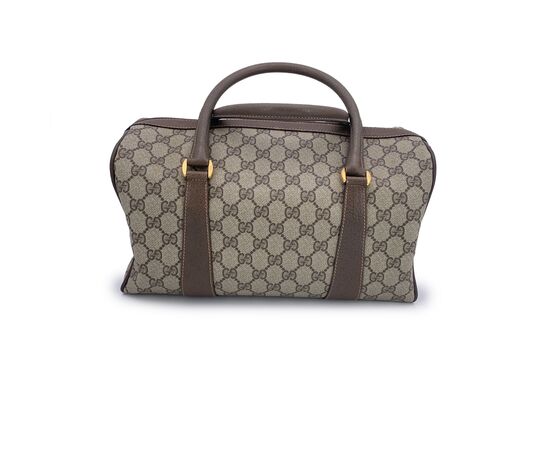 GUCCI Borsa a Mano Vintage in Tela Col. Beige Boston M