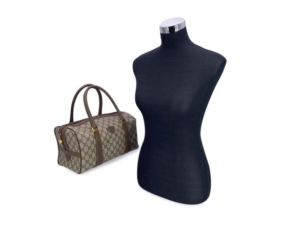 GUCCI Borsa a Mano Vintage in Tela Col. Beige Boston M
