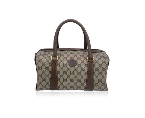 GUCCI Borsa a Mano Vintage in Tela Col. Beige Boston M