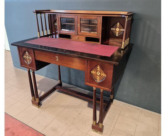 Desk and Chair by Julius e Josef Herrmann per Mobelfabrik, Wiener Secession. Wien 1900s