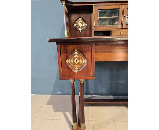 Desk and Chair by Julius e Josef Herrmann per Mobelfabrik, Wiener Secession. Wien 1900s