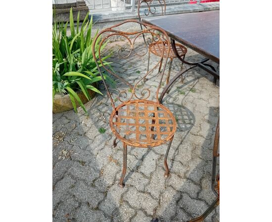 Tavolo rettangolare in ferro  100x200 H 77