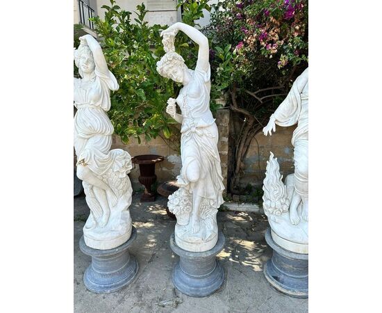  Sculture in Marmo Le Quattro Stagioni