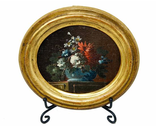 Francesco Lavagna (Napoli, 1684 – 1749), Nature morte con vaso di fiori