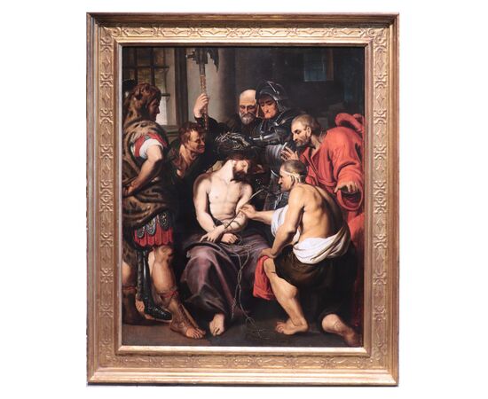 Pittore Fiammingo: “Cristo incoronato di spine” fine ‘600