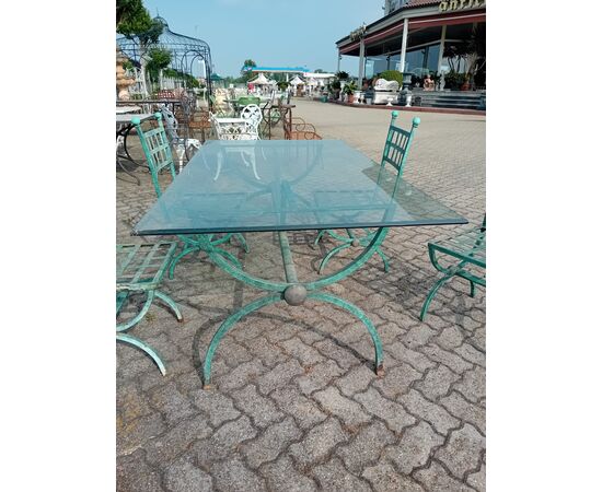 Tavolo rettangolare in ferro 100x190 H 73