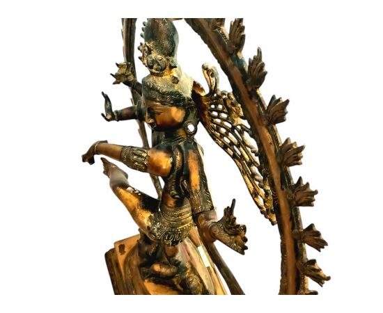 Statua Shiva Nataraja in Ottone – 108 cm