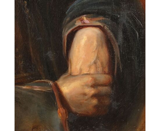 Dipinto Ritratto di Arabo con Turbante