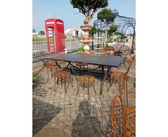 Tavolo rettangolare in ferro  100x200 H 77
