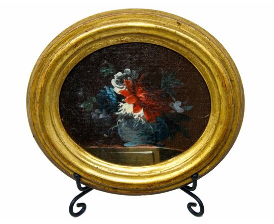 Francesco Lavagna (Napoli, 1684 – 1749), Nature morte con vaso di fiori