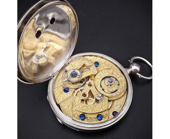 Orologio da tasca per il mercato cinese con raro scappamento  Duplex, XIX  secolo. 
