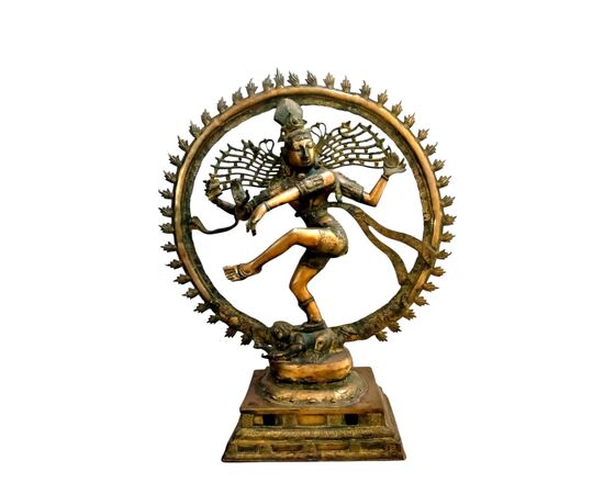 Statua Shiva Nataraja in Ottone – 108 cm