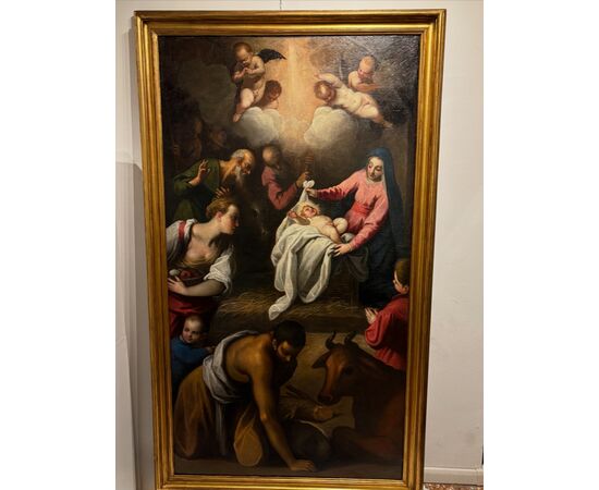 Olio su tela Jacopo Palma il Giovane , Venezia 1548-1628 VENDUTO