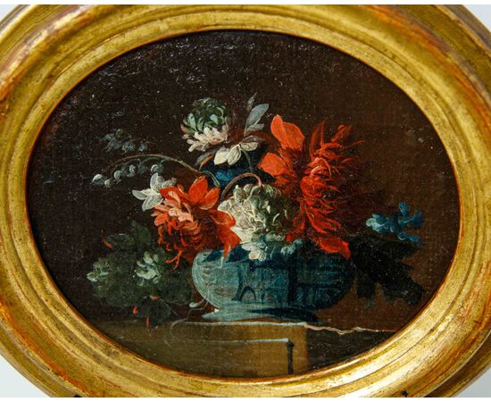 Francesco Lavagna (Napoli, 1684 – 1749), Nature morte con vaso di fiori