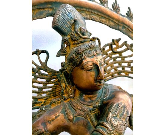 Statua Shiva Nataraja in Ottone – 108 cm