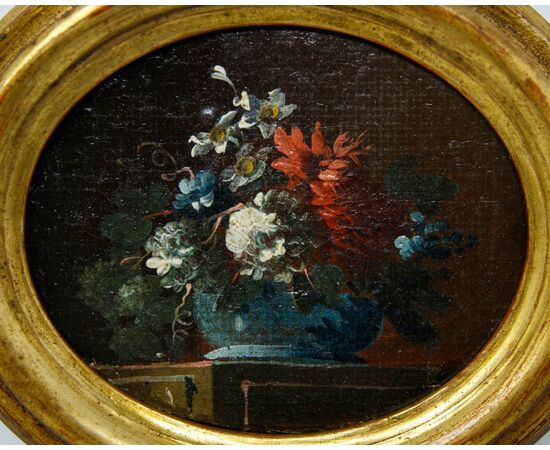 Francesco Lavagna (Napoli, 1684 – 1749), Nature morte con vaso di fiori