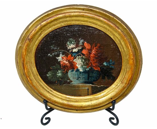 Francesco Lavagna (Napoli, 1684 – 1749), Nature morte con vaso di fiori