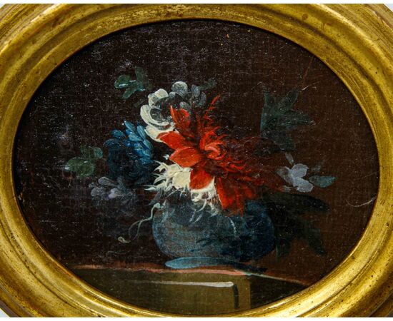 Francesco Lavagna (Napoli, 1684 – 1749), Nature morte con vaso di fiori