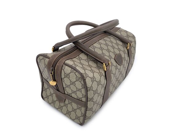 GUCCI Borsa a Mano Vintage in Tela Col. Beige Boston M