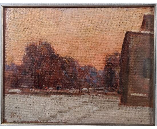 Fiori, Giulio 1909-91. “Paesaggio”. 