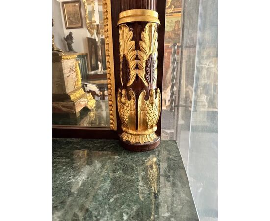  Consolle con Specchiera Stile Impero