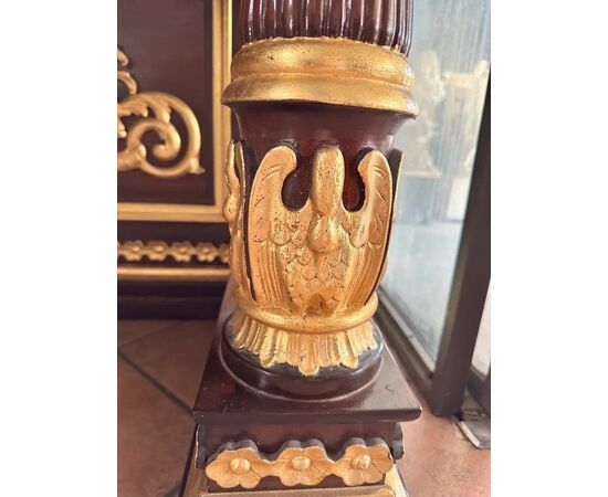  Consolle con Specchiera Stile Impero