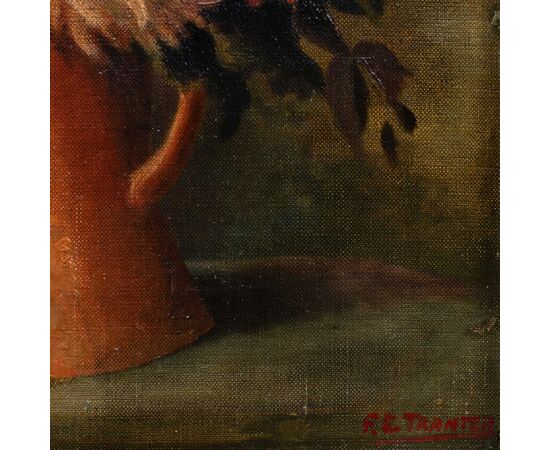 Pittore inglese (XX sec.) - Vaso di fiori.