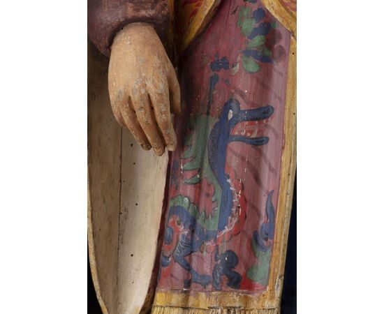 Coppia di figure cinesi di manifattura piemontese