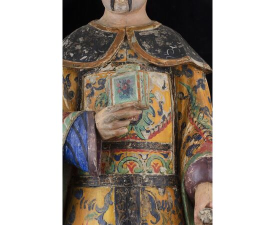 Coppia di figure cinesi di manifattura piemontese