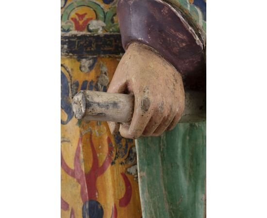 Coppia di figure cinesi di manifattura piemontese