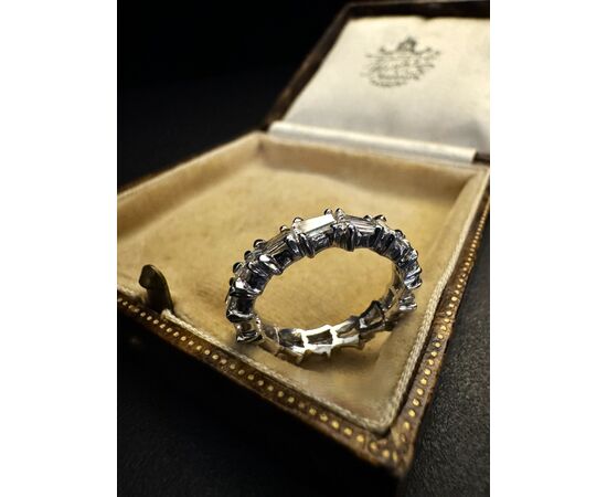 Fedina  intera  con  Diamanti  taglio   TEPER  1.5  ct.