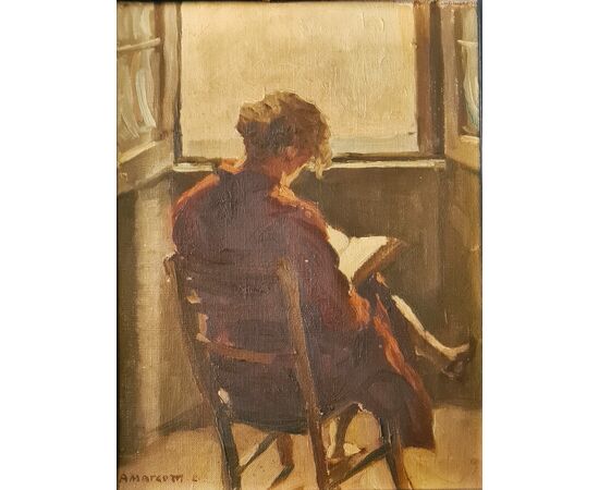ANACLETO MARGOTTI “Donna seduta 50” 