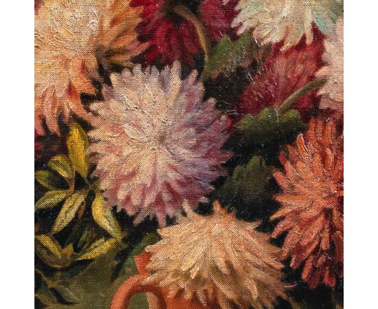 Pittore inglese (XX sec.) - Vaso di fiori.