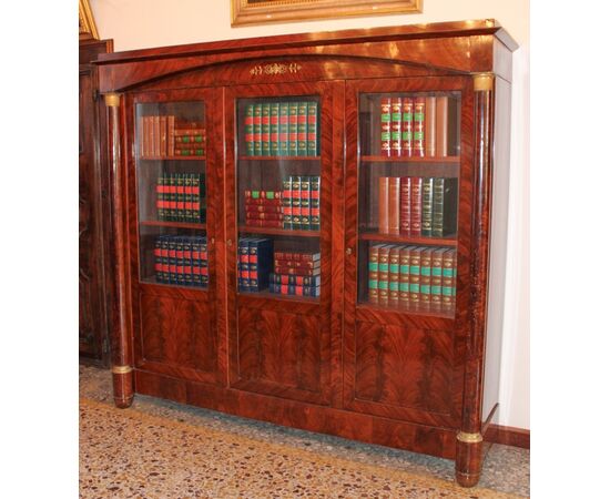Libreria francese Impero dei primi anni del XIX secolo  in piuma