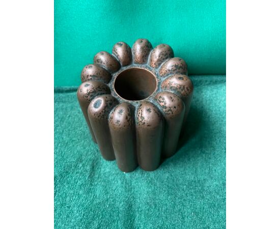 Copper mold for pudding Italy.     